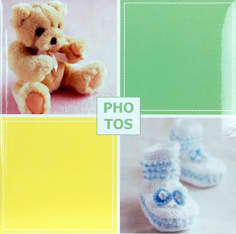 SAMOLEPÍCÍ album 40 stran - Baby Box zeleno-žluté