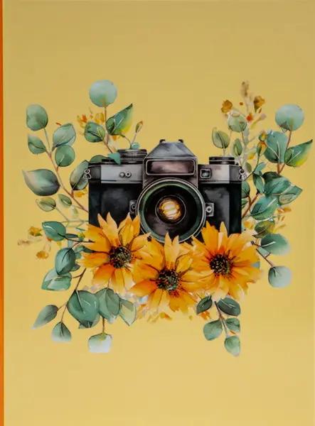 Mini album 10x15 pro 36 fotek Lens 2 žluté