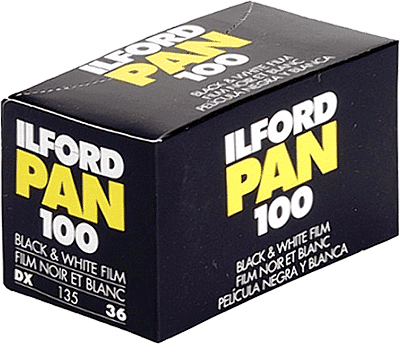 Ilford PAN 100/36 čiernobiely