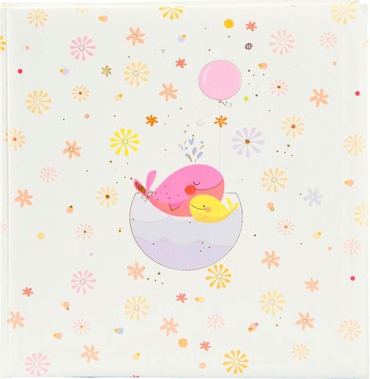 Klasické fotoalbum 60 stran  Little Whale pink