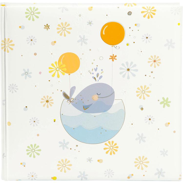 Klasické fotoalbum 60 stran  Little Whale blue