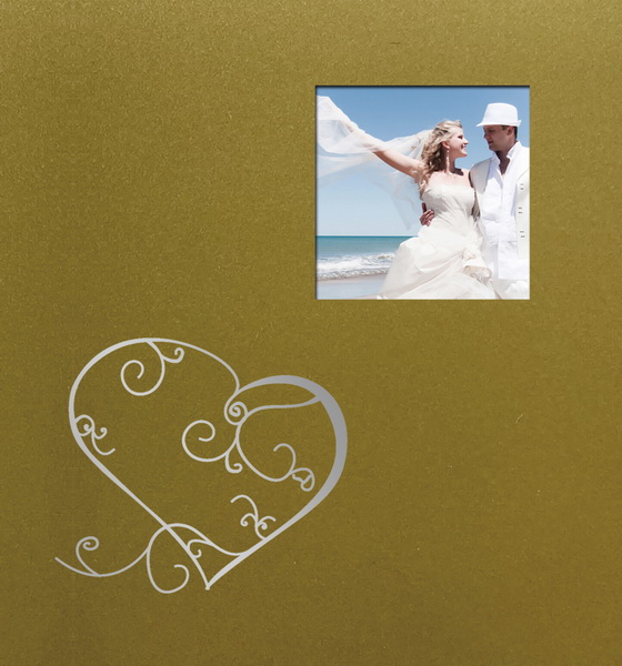 Album pro 200 fotek 10x15  Love olivové