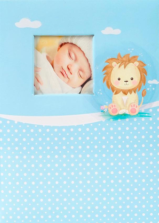 Fotoalbum 9x13 pre 200 fotografií Cloud modrý