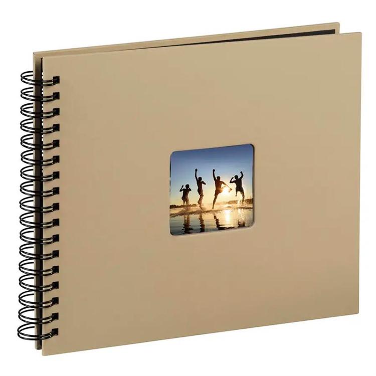 Klasické kroužkové fotoalbum  50 stran Fine Art béžové