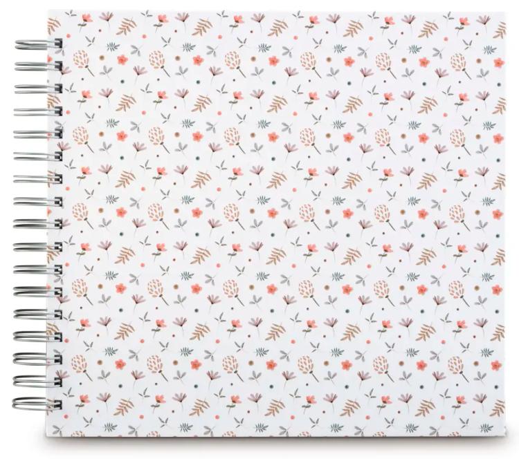 Klasické kroužkové fotoalbum  50 stran Fine Art Floral