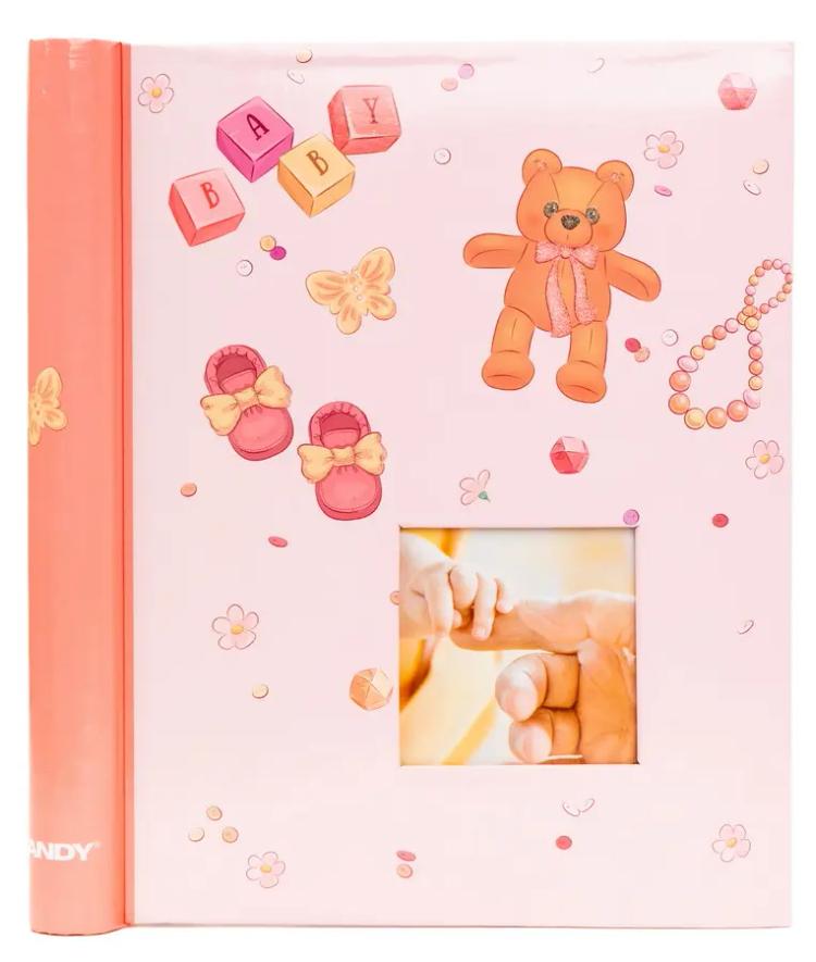 Fandy fotoalbum SAMOLEPIACE 20 strán Fun ružový