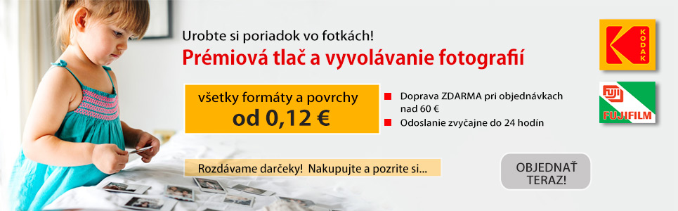 prémiová tlač a vyvolávanie fotografií